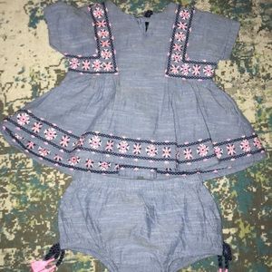 NWOT Cynthia Rowley Two Piece Baby Outfit!